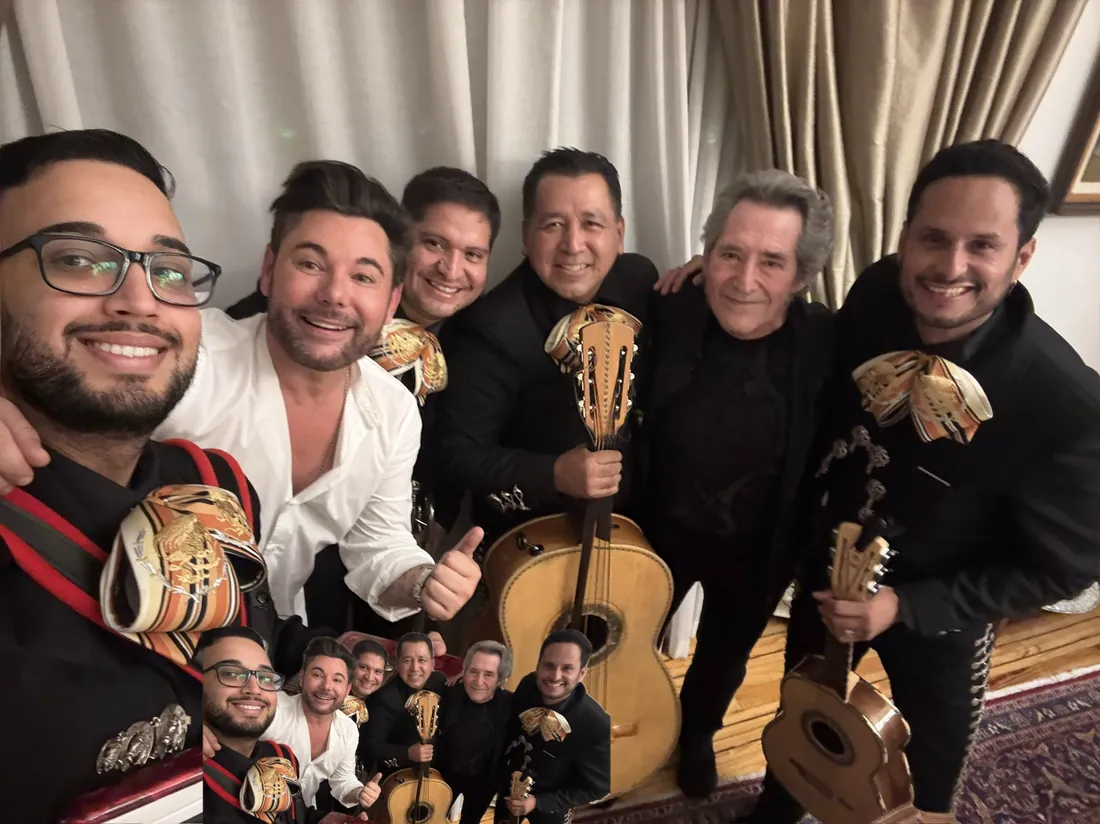 Mariachi Juvenil Mérida con el cantaor Miguel Poveda