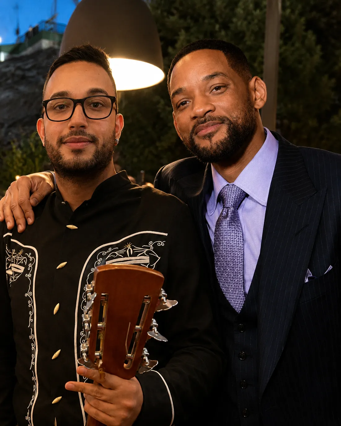Mariachi Juvenil Mérida con Will Smith en Starlite, homenaje a Carlos Vives